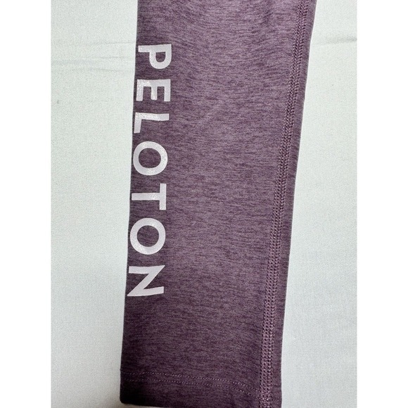Peloton Beyond Yoga X Heathered Pink Soft Pocket Leggings - Size S - Picture 2 of 6